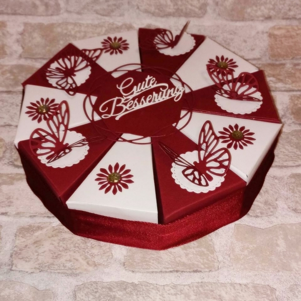 Schachtel Torte gute Besserung